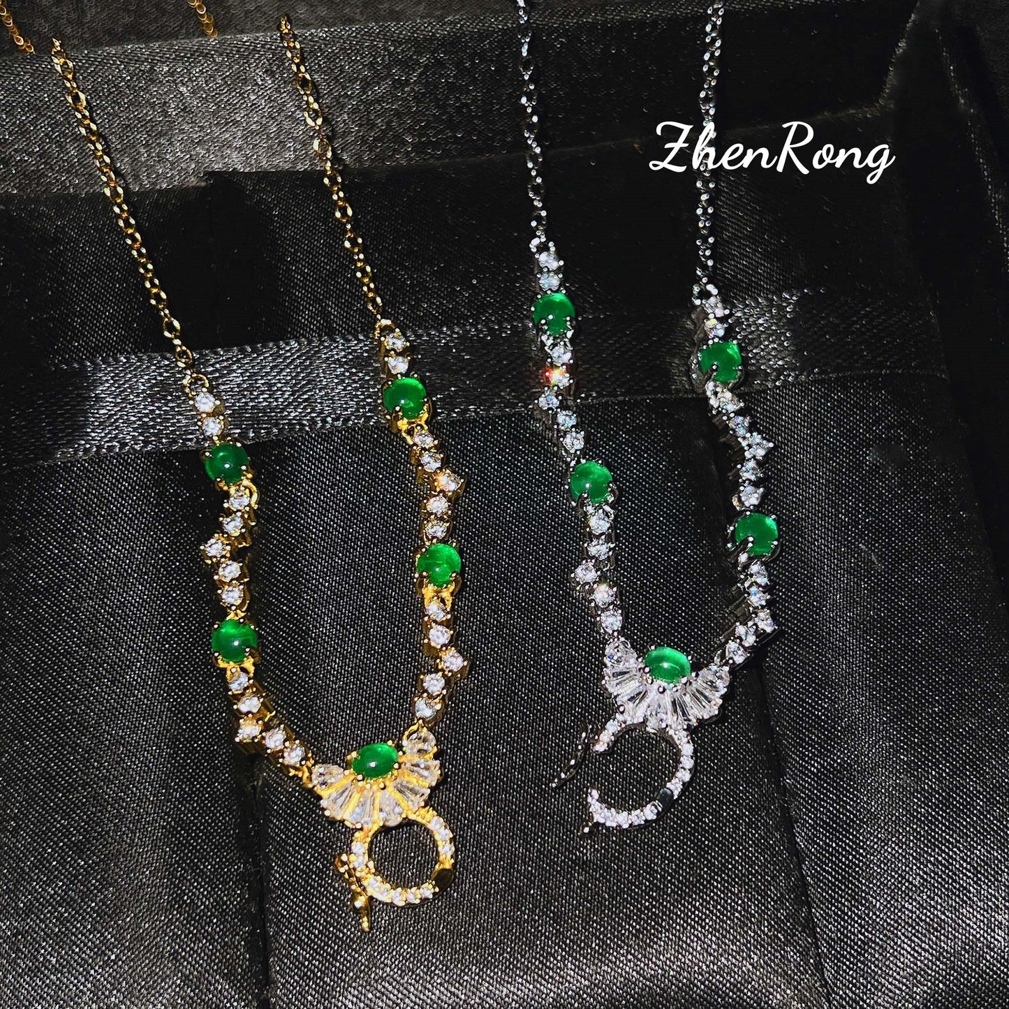 Vêtements pour femmes, boucles de bretelles, bijoux universels, colliers en Jade