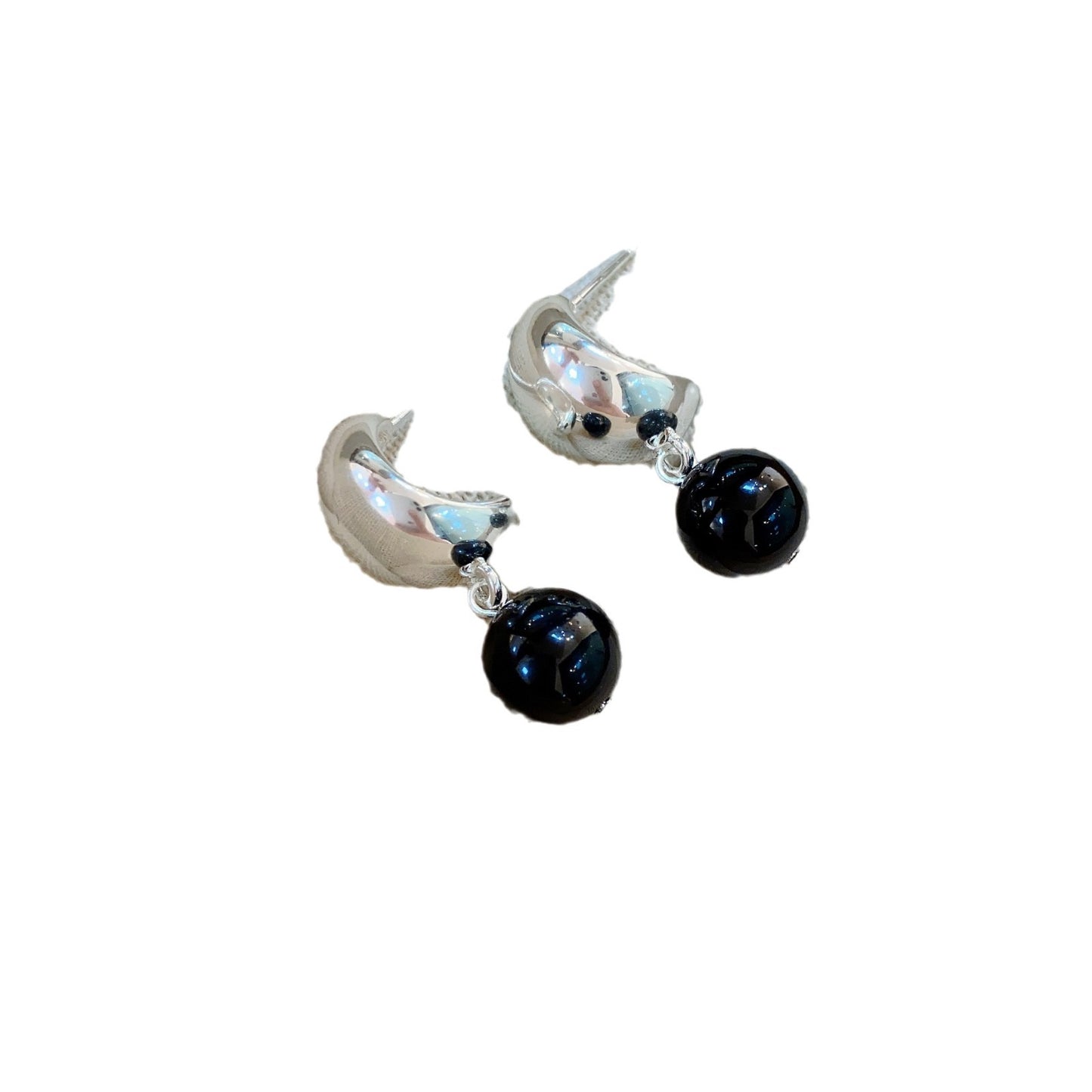 French Elegant Ball Ear Cool Niche Earrings