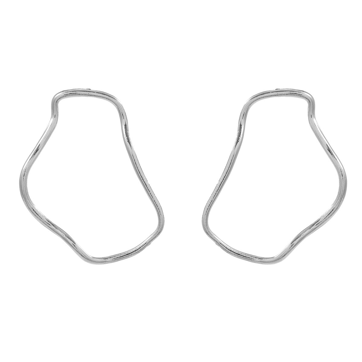 Women's Autumn Metal Alloy Exaggerated Irregular Geometric Earrings