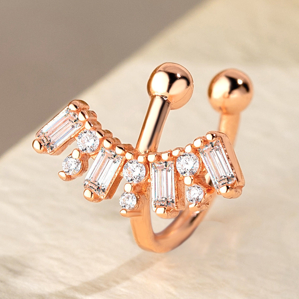 Simple Stylish Personality High-grade Magpie Goods Ear Clip