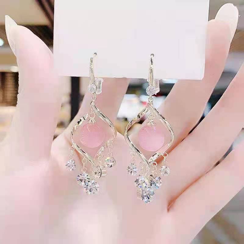 Modische, elegante Cat Eye Rhombus Schlankheits-Ohrringe für Damen