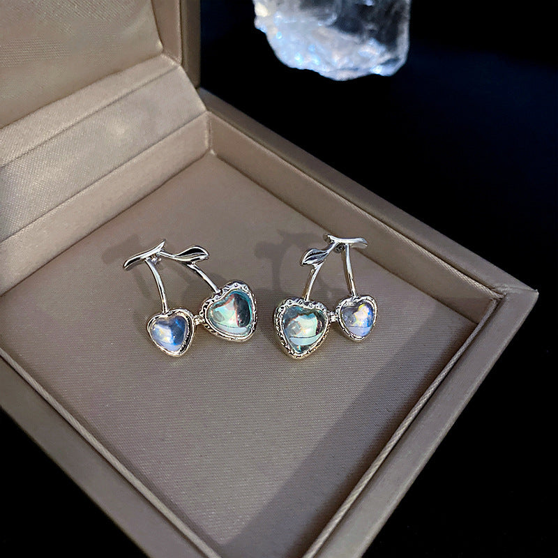 Women's Style Elegant Dark High-grade Geometric Sier Needle Hot Earrings