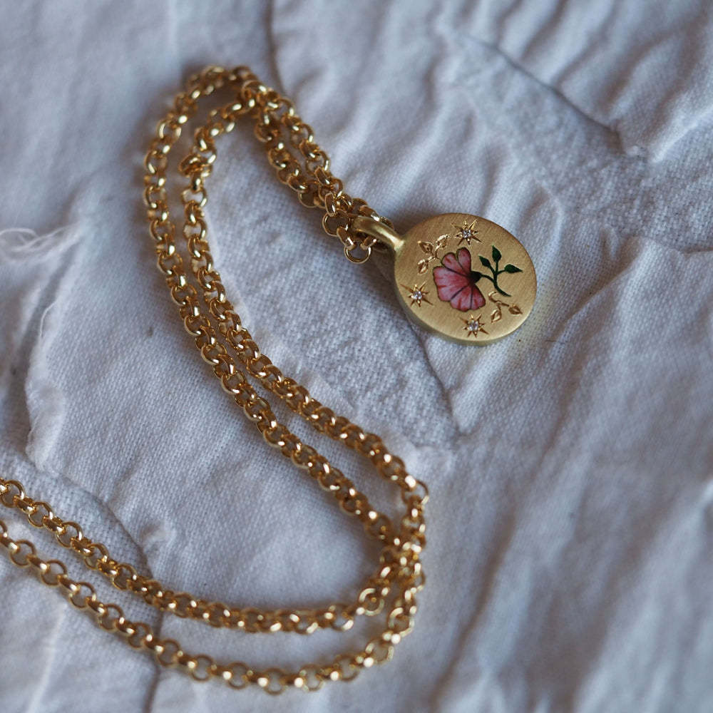 Colliers à pendentif en acier inoxydable de luxe léger peint