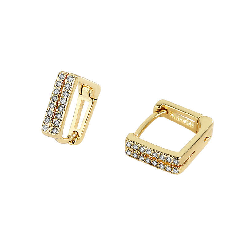 Women's Trendy Elegant Simple Summer Fashion Square Earrings