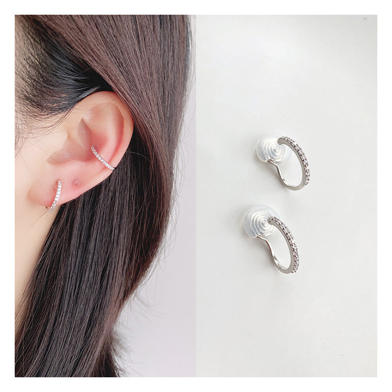 Female Simple Compact High Sense French Style Ear Clip