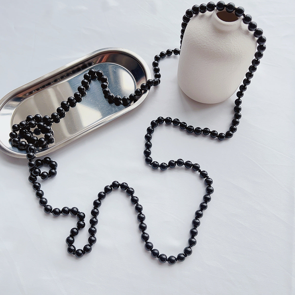 Chaîne de pull longue pour femmes, décorations légères, colliers minoritaires de luxe