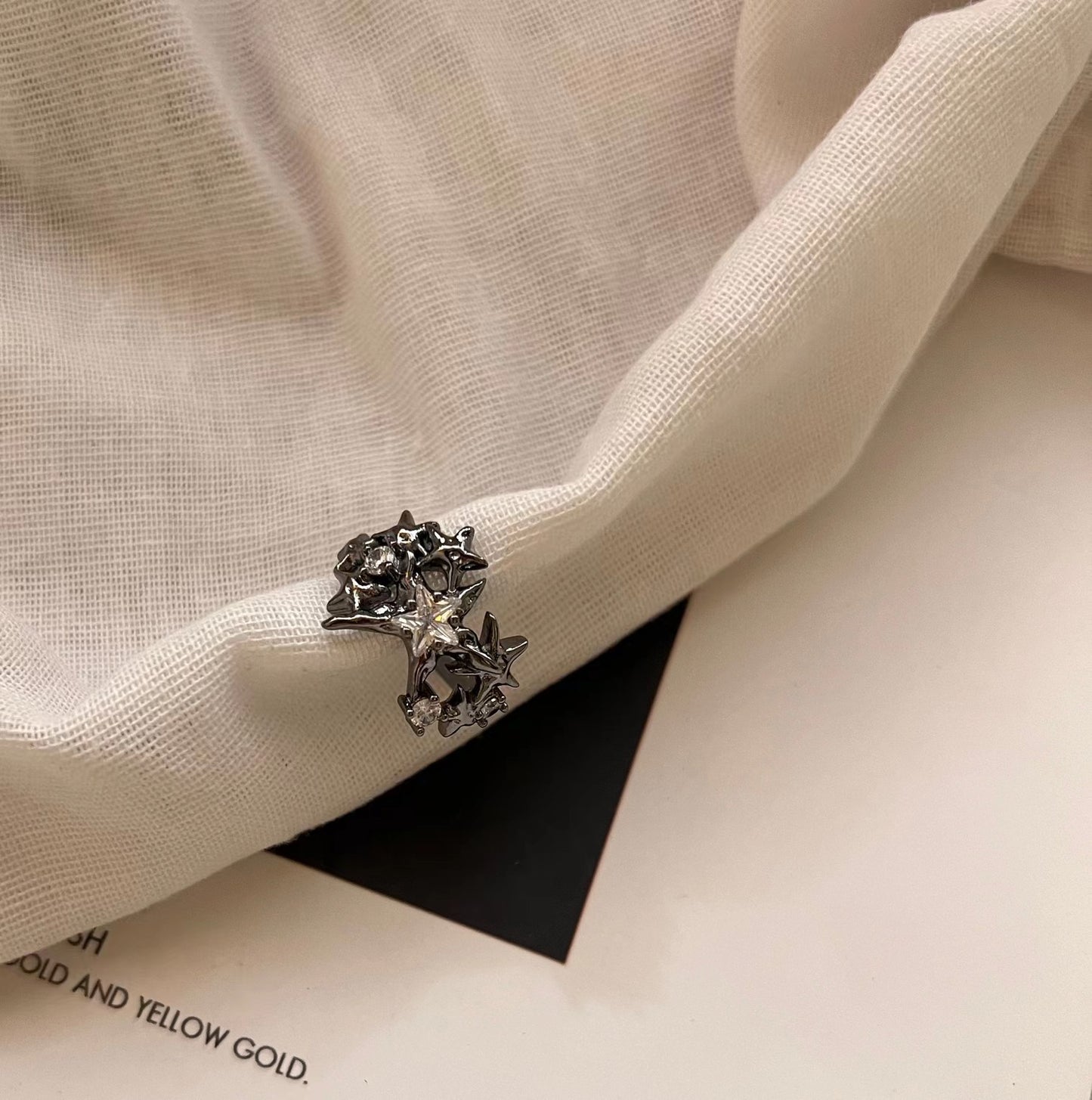 Punk Cross Twin Fashion Neutral Design Rings
