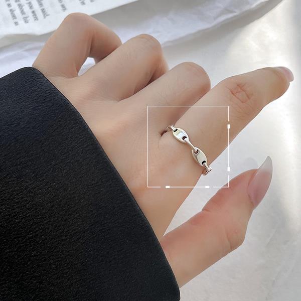 Modische und personalisierte Street-Sier-Öffnungsringe