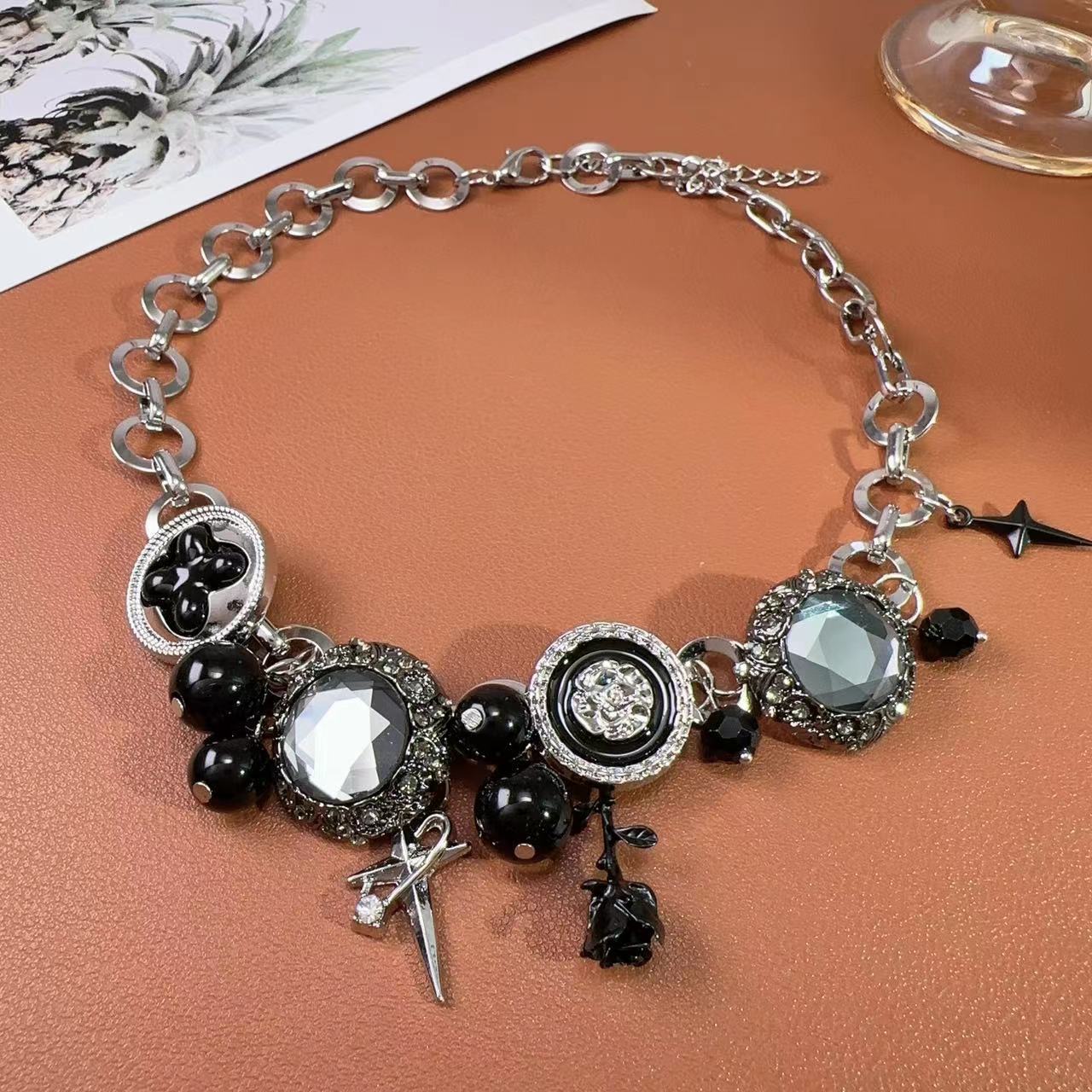 Hot Sweet Culture Exaggerated Gothic Punk Necklaces