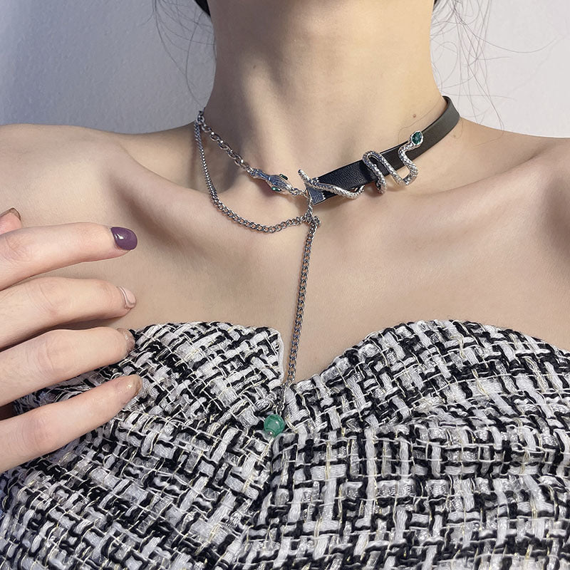 Collier Design de Niche Punk vent froid colliers