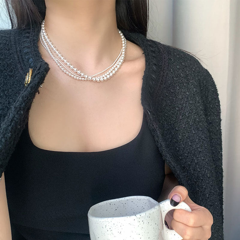 Sier Pearl – colliers simples, doux et frais