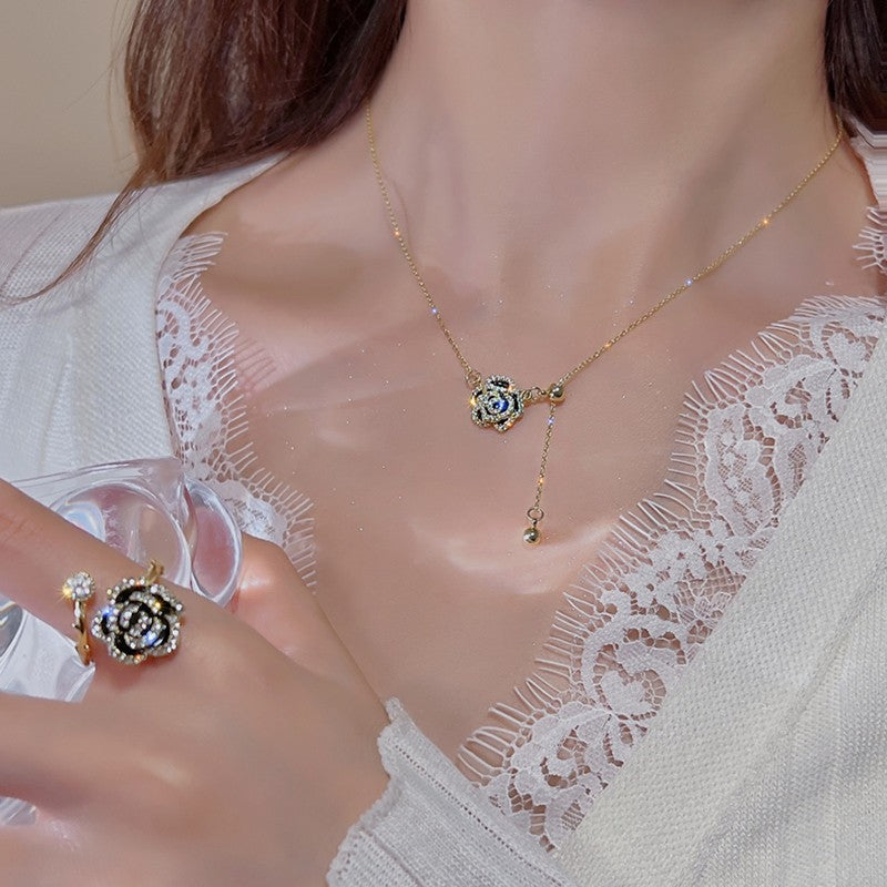 Chaîne de clavicule féminine, colliers légers d'intérêt spécial