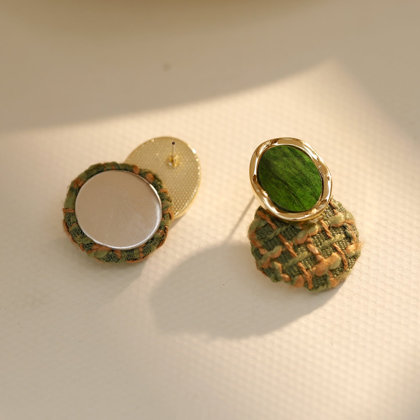 Women's Style Fashion Personalized High-grade Ear Fabric Earrings