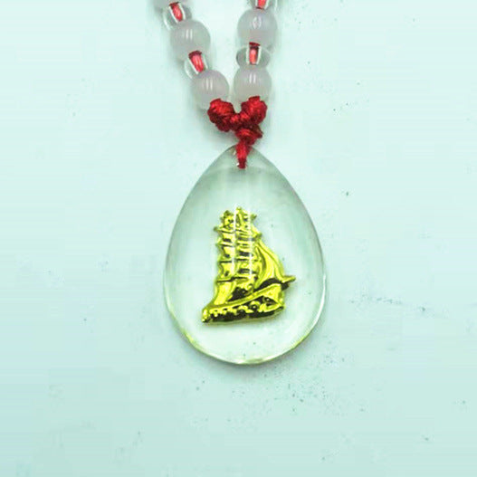 Pendentifs et colliers rouges de vie pour femmes, hommes et zodiaque chinois