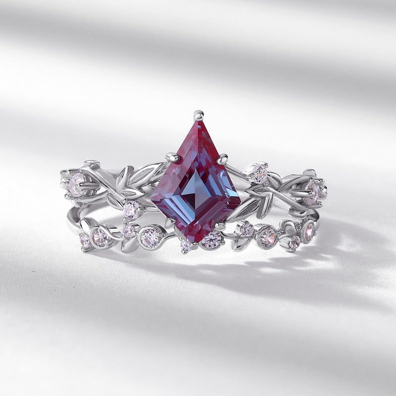 Beliebte Alexander Stone Sterling Silber Hohe Ringe für Damen