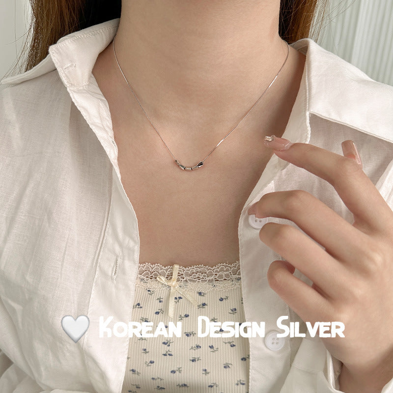 Small Pieces Of Female Summer Niche Light Luxury Lucky Beads Necklace