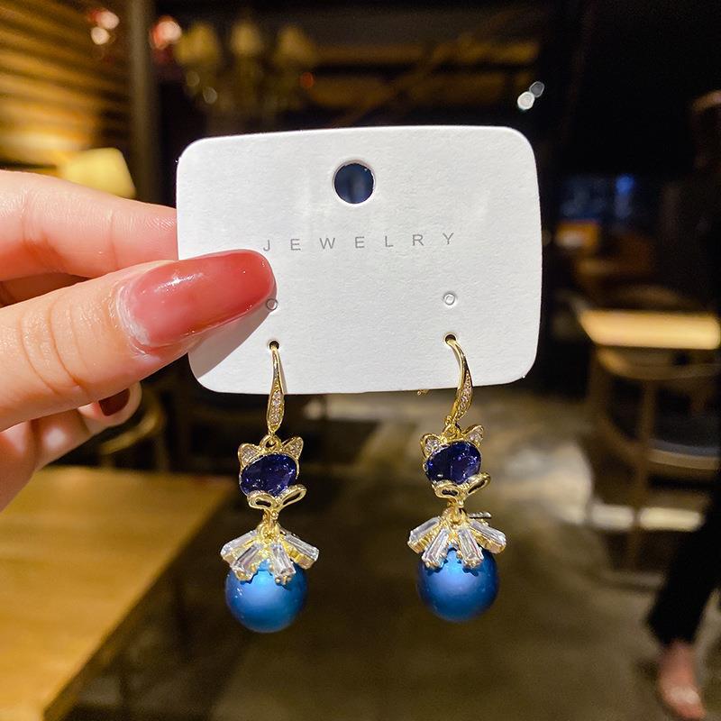 Women's Tassel Eardrops Trendy Fairy Face Slimming Earrings