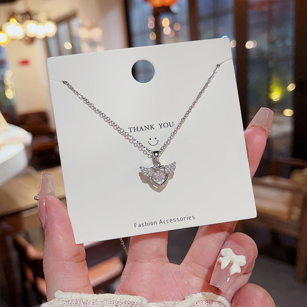 Women's Wings Ornament Special Interest Light Luxury Style Necklaces