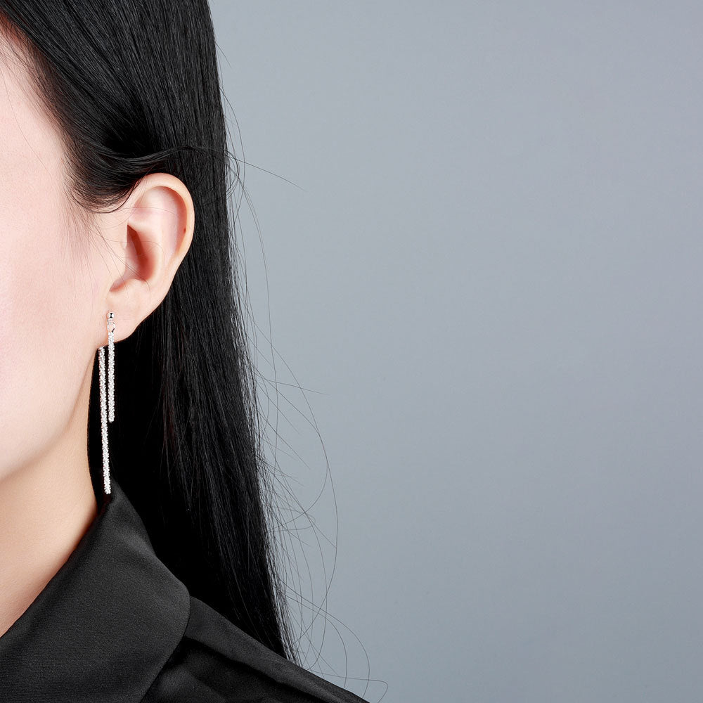 Women's Sky Flash Chain Tassel High Quality Earrings