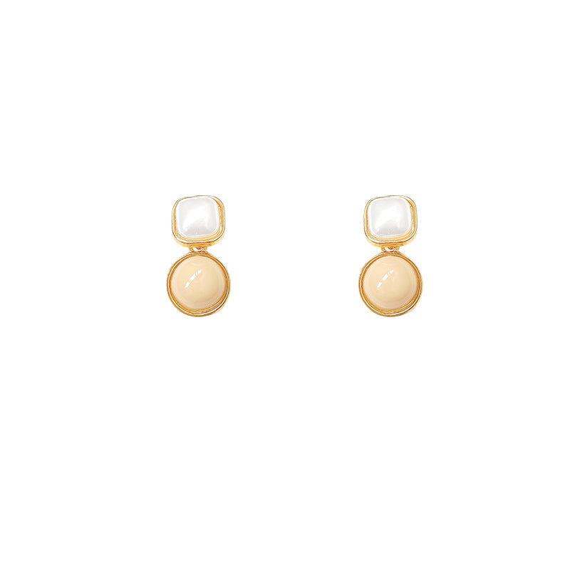 Ear French Style Retro Elegant Pearl Minority Earrings