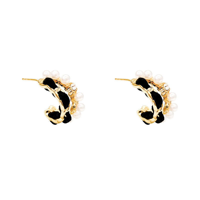 Women's Pearl Retro Affordable Luxury High-grade Temperament Earrings