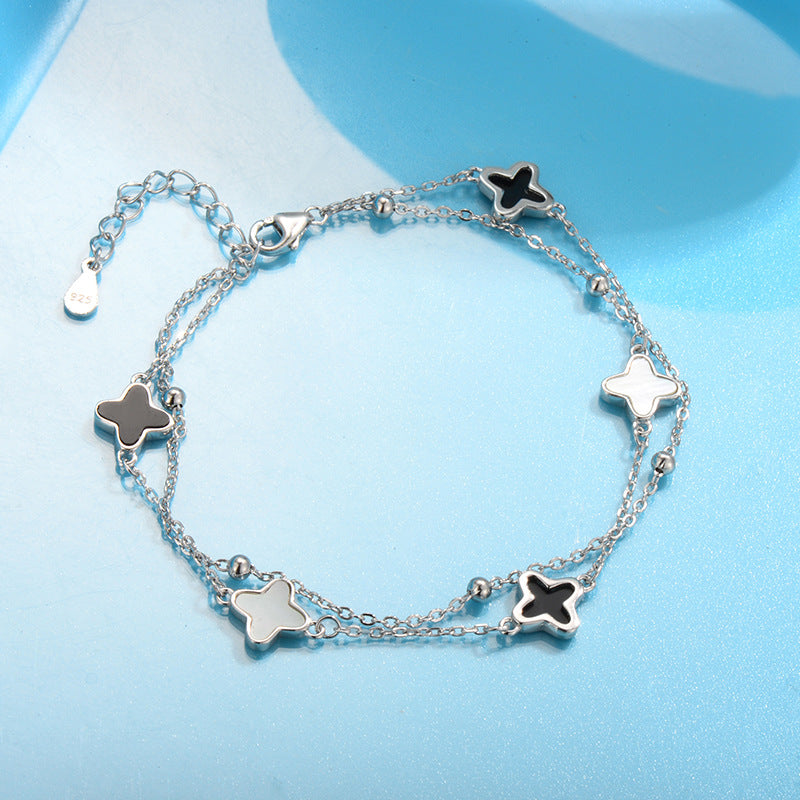 Sier Clover Pork Belly Fashion-Armbänder für Damen von höchster Qualität