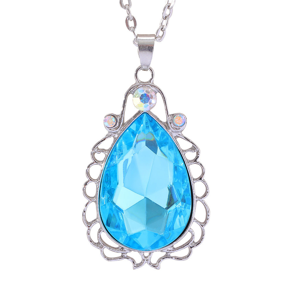 Sophia Power Stone Princess Charm Pendant Necklaces
