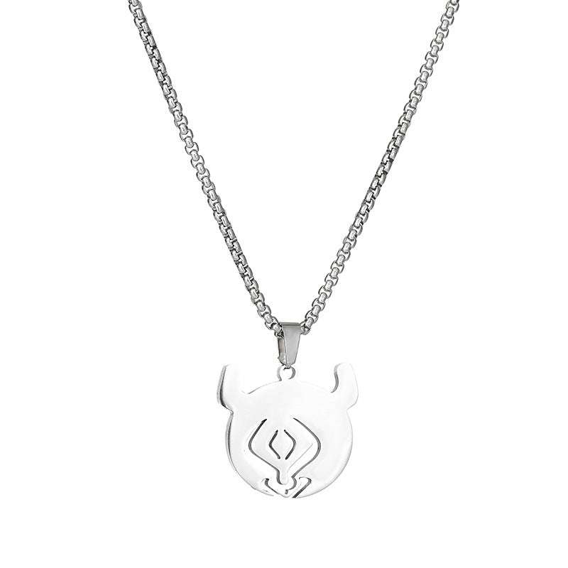 Women's & Men's & God Peripheral Titanium Steel Hip Hop Necklaces