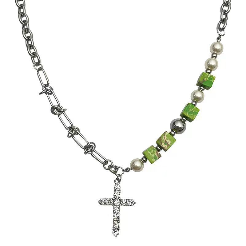 Colliers de clavicule de style unisexe hip hop pour femmes, hommes et pendentifs