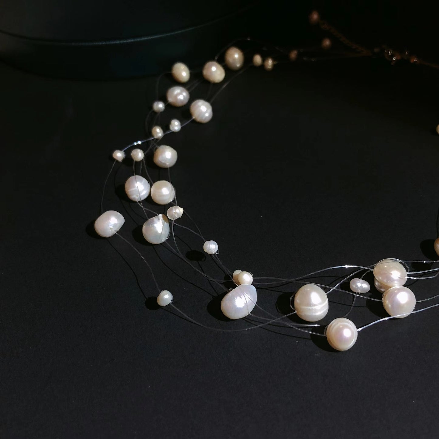 Women's Size And Handmade Fishing Line Clavicle Woven Necklaces