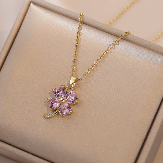 Women's Special Interest Light Luxury Design Pendant Necklaces