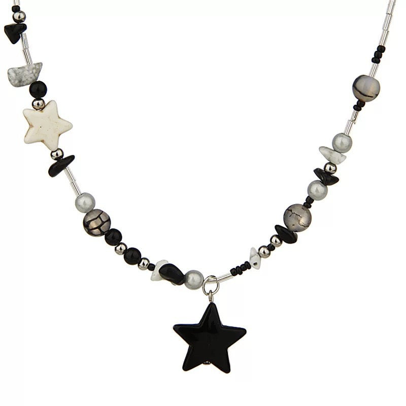 Retro Sweet Cool Hot Ya Culture Starfish Personalized Necklace