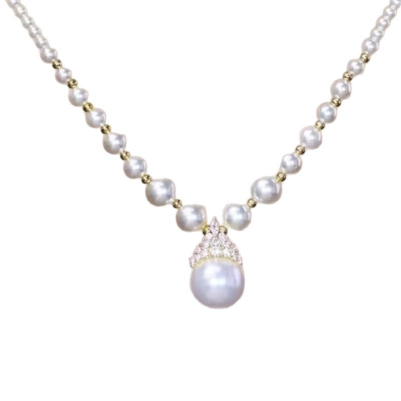 Women's Pearl Light Luxury Minority High-grade Clavicle Chain Neck Necklace