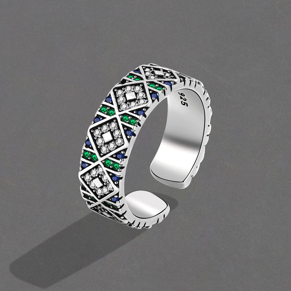 Zircon Female Light Luxury Minority Design Affordable Fashion Personality Rings