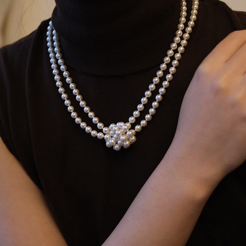 Colliers à chaîne de pull empilés longs de haute qualité pour femmes