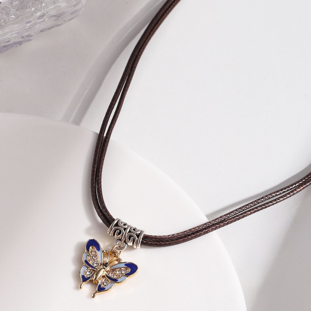 Colliers de chaîne de clavicule de Niche de pendentif de papillon chaud