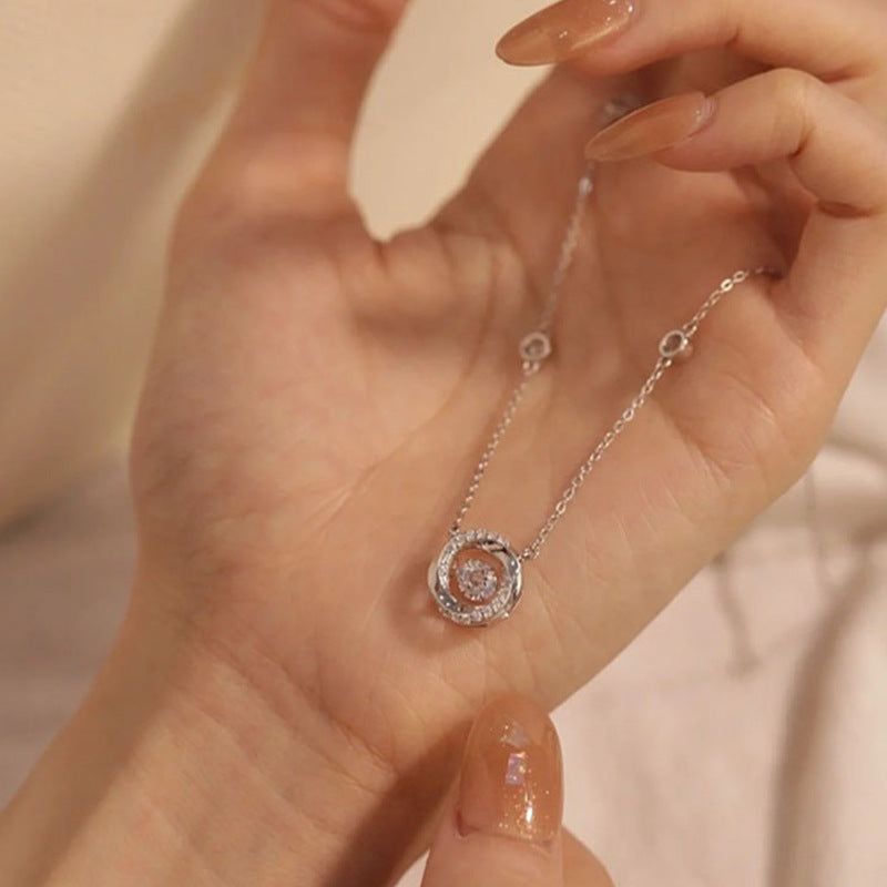 Mobius Strip Sterling Sier pour colliers légers pour femmes