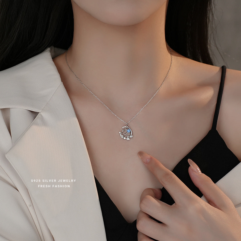 Colliers à pendentif élégant pour femmes, tempérament sauvage, clavicule