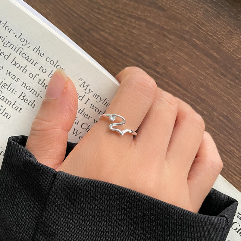 Personalisierter Handschmuck im kalten Stil, weibliche Öffnungsringe