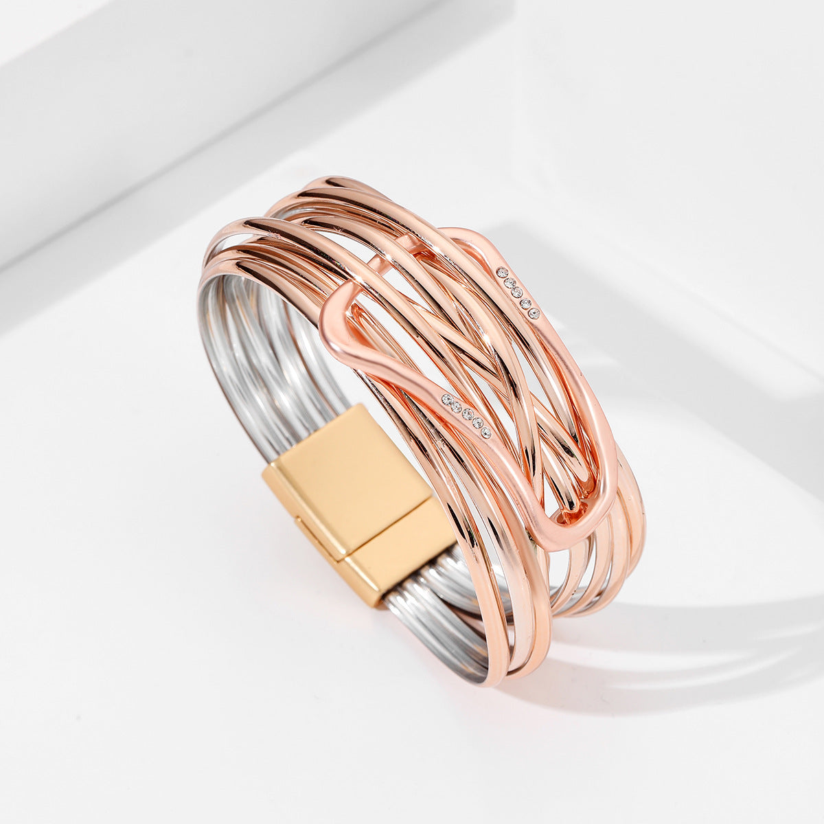 Mode-Leder-Licht-Luxus-Böhmische-Legierung-Armbänder