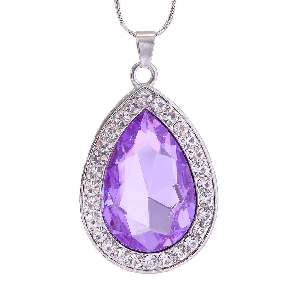 Sophia Power Stone Princess Charm Pendant Necklaces