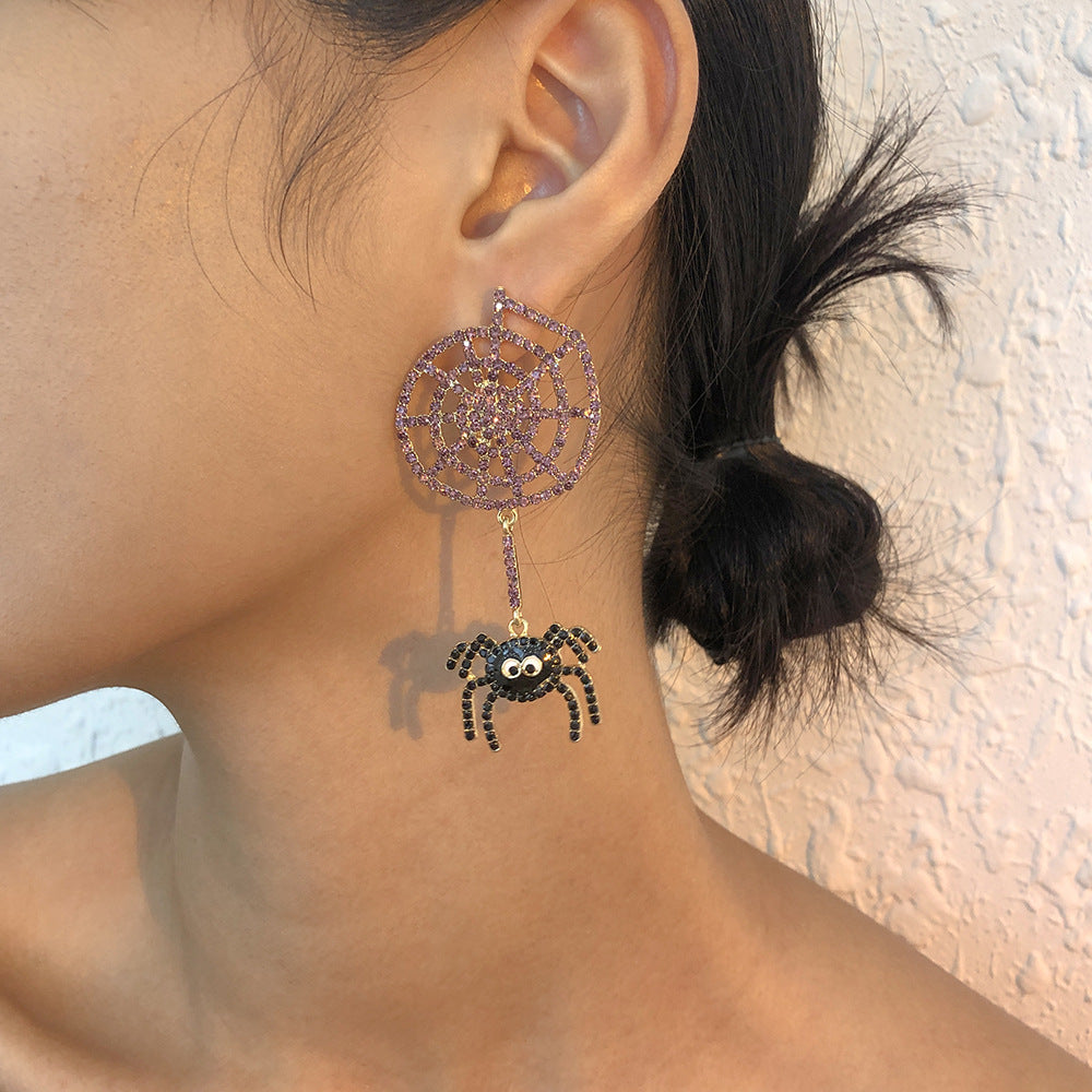 Halloween Exaggerated Dark Eccentric Personality Design Earrings