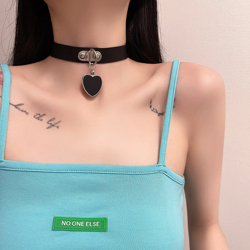 Collier de clavicule de personnalité de collier sexy accrocheur de bande de cou