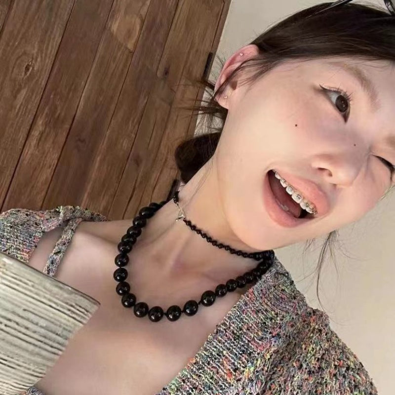 Beads Twin Light Luxury High-grade Cold Necklaces