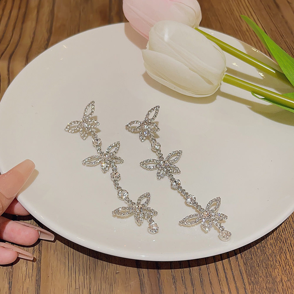 High-grade Exquisite Exaggerated Long Female Fashion Earrings