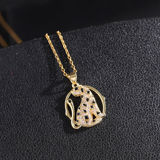 Women's Micro Inlaid Zircon Personalized Hip Hop Necklaces