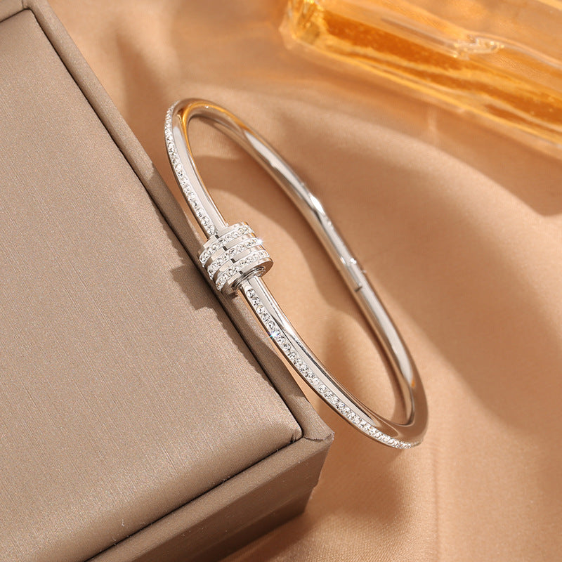 Waist Titanium Steel Rose Gold Simple Bracelet