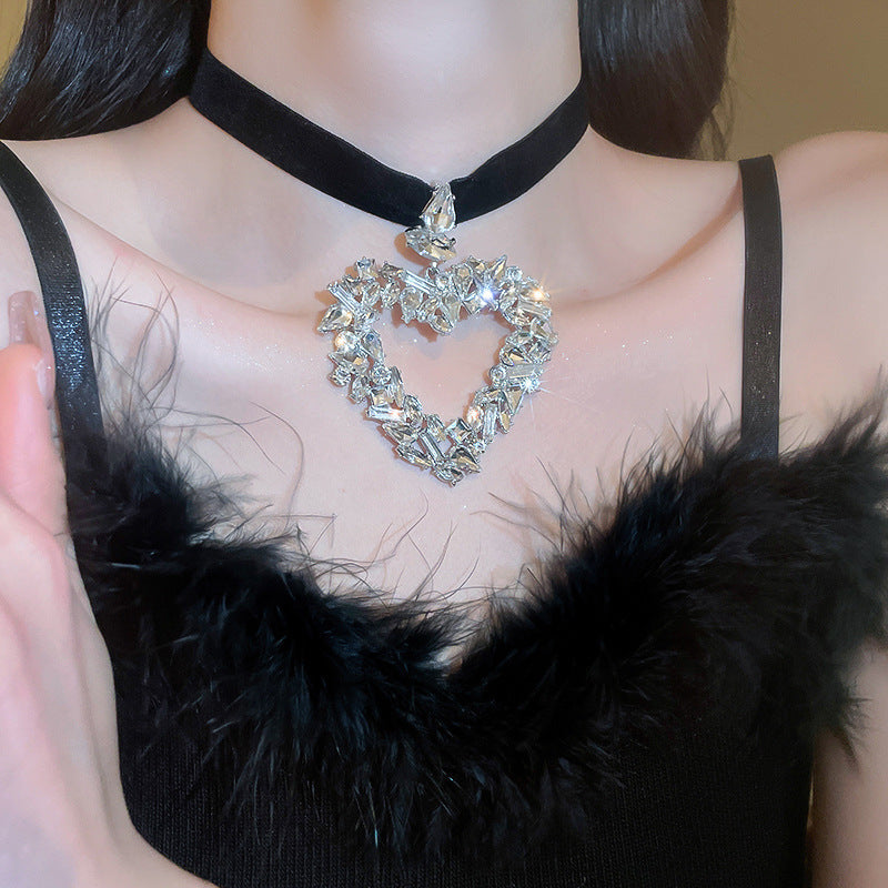 Niche Hip Hop Clavicule Chaîne Colliers Doux