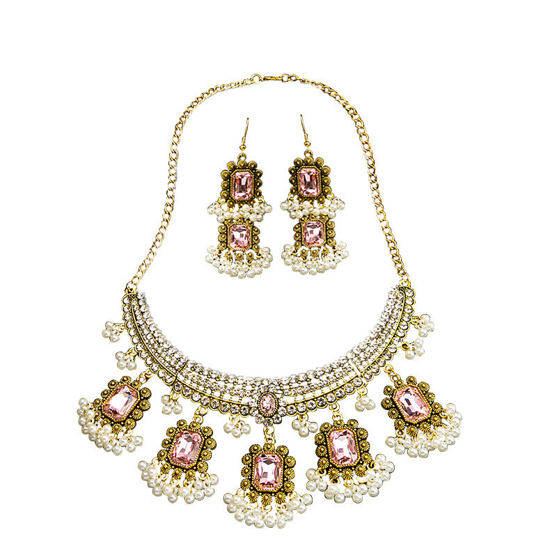 Chaîne de clavicule de style bohème, colliers exagérés et personnalisés