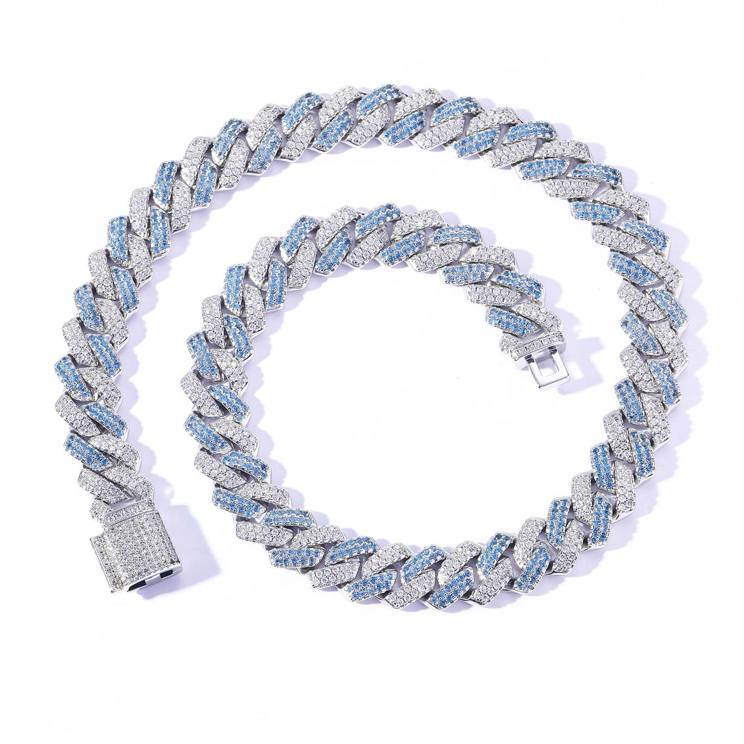 Colliers en Zircon incrustés de cuivre cubain Hop Bar pour hommes